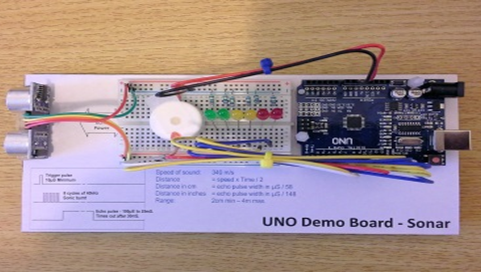 UNO_Demo_Board_Sonar